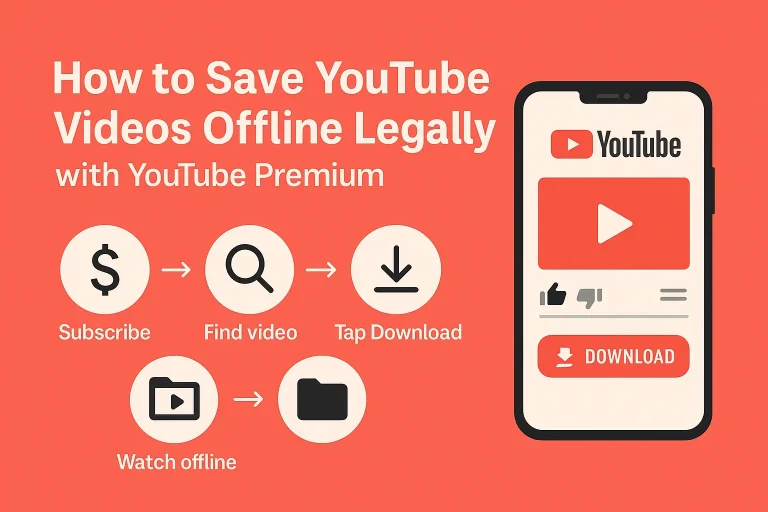 How to Save YouTube Videos Offline Legally with YouTube Premium
